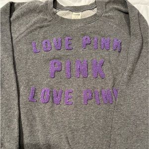Victoria Secret sweatshirt, medium, used good condition.